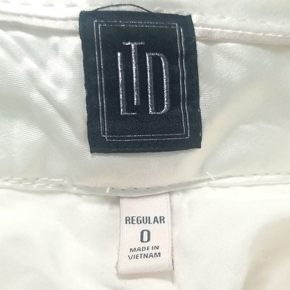 The Limited Luxe Collection Drew Fit Boot Cut Cream Dress Pants Size 0 - Picture 8 of 10